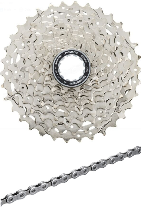 Shimano 12 Speed Chain and Cassette (105 - R7100)