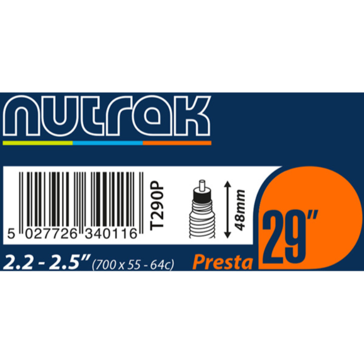 Nutrak 29" x 2.2"-2.5" Inner Tube (Presta)