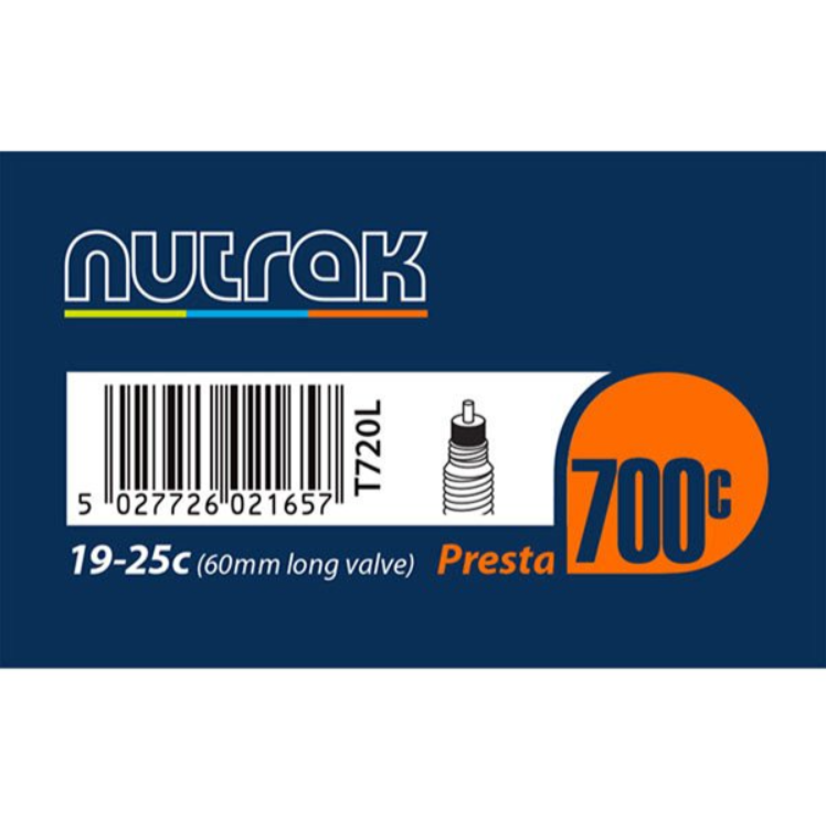 Nutrak 700 x 19-25c Inner Tube (Presta - Long)