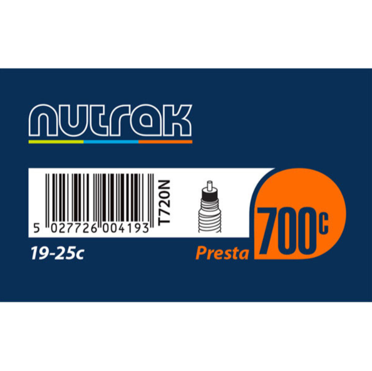 Nutrak 700 x 19-25c Inner Tube (Presta - Standard)