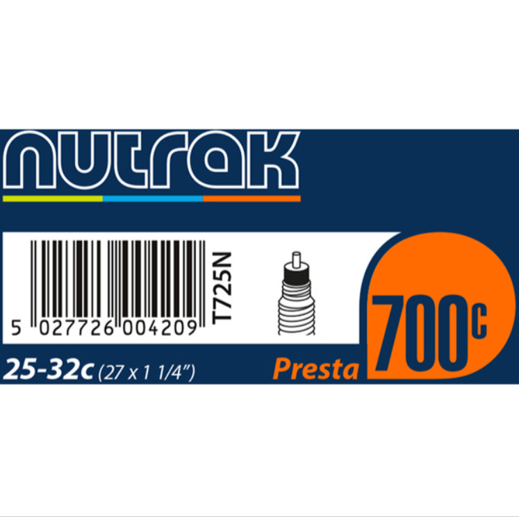 Nutrak 700 x 25-32c Inner Tube (Presta)